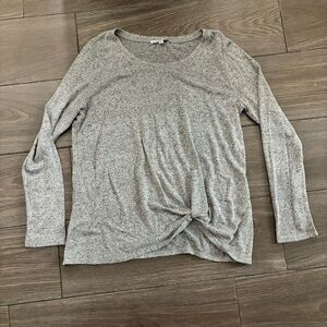Gray Sweater Top
